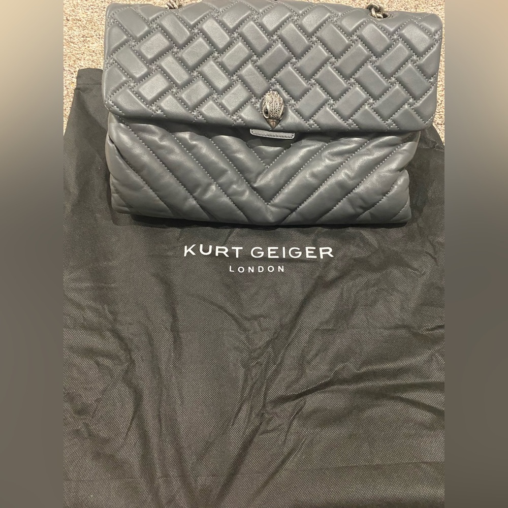 Kurt Geiger Kessington Quilted Leather Shoulder Bag